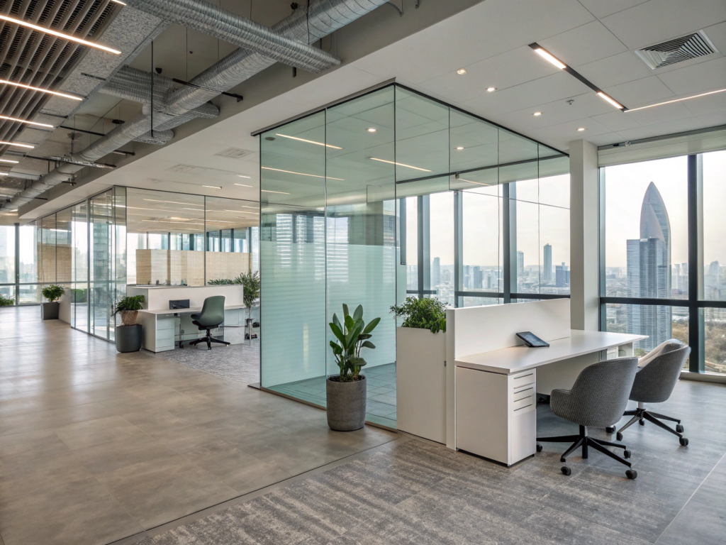 Collaborative Workspace: An office concept exploring work zones, meeting needs and a welcoming reception