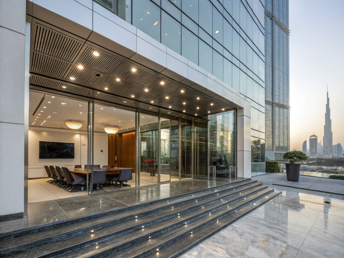 Contemporary interior prepared through a fit-out scope